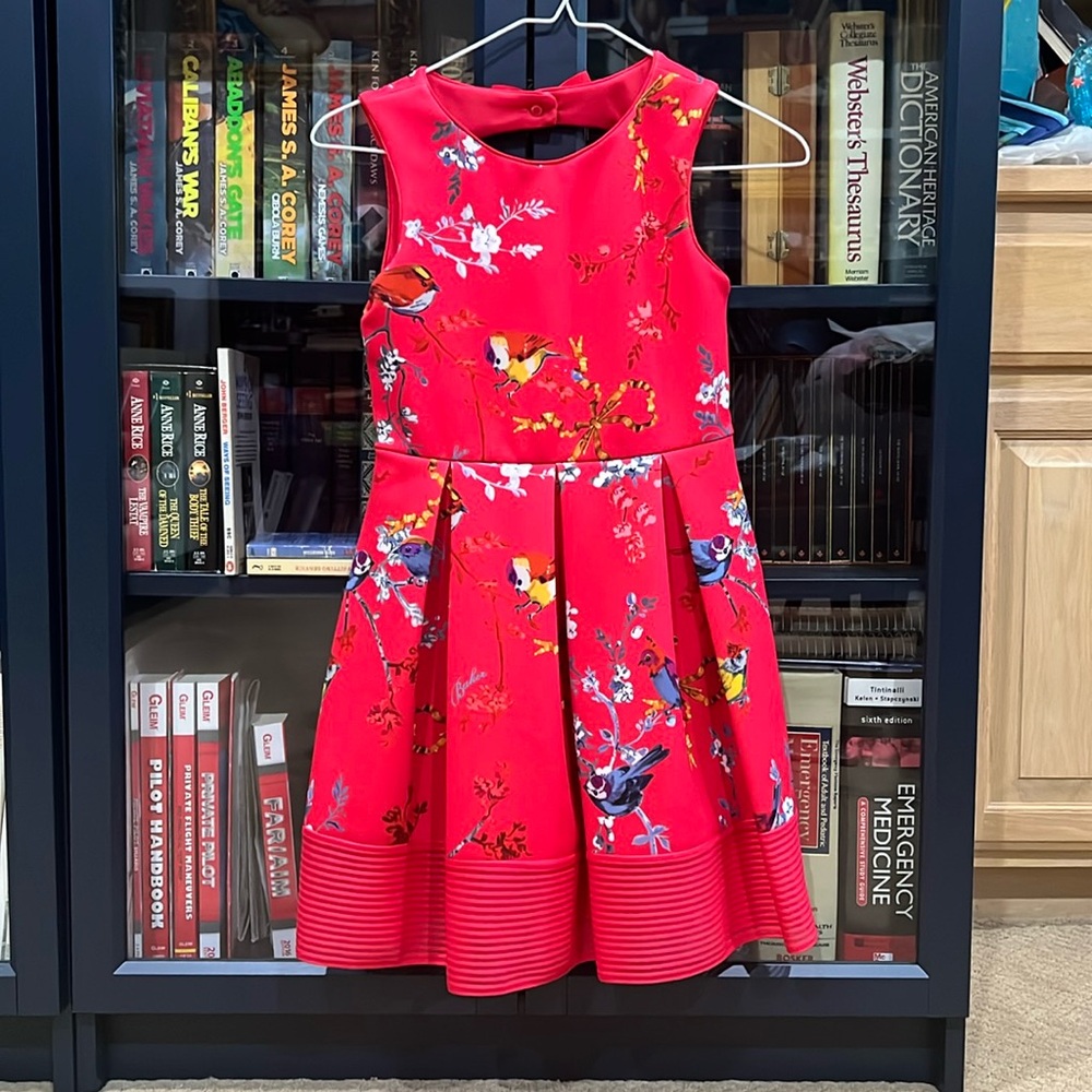 Girls Red Baker by Ted Baker Dress. Size 9